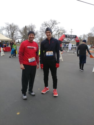 team members at a 5K in River Falls