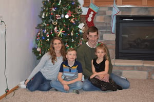 Bob Vogler and his family